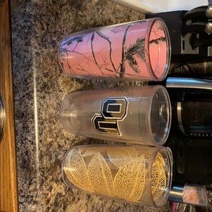 Bundle of 3 16oz Tervis mugs without lids